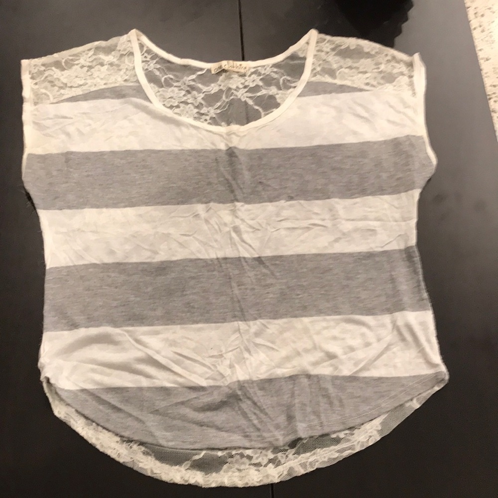 4 for $15 - Casual Top with Lace Back